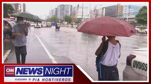 Patuloy ang pag-ulan mula Habagat sa bahagi ng Luzon