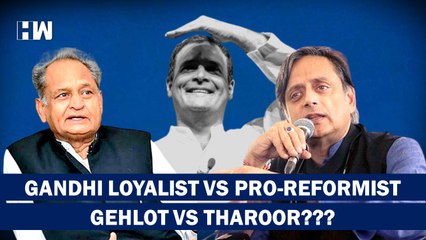 Race For Congress President Set To Be Ashok Gehlot Vs Shashi Tharoor Even As Cadre Wants Rahul Back