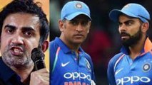 Gautam Gambhir Comment| Stop Hero Worshipping|Indian cricket Biggest Hero