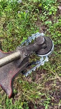 Chainsaw Blade on a Weed Whacker