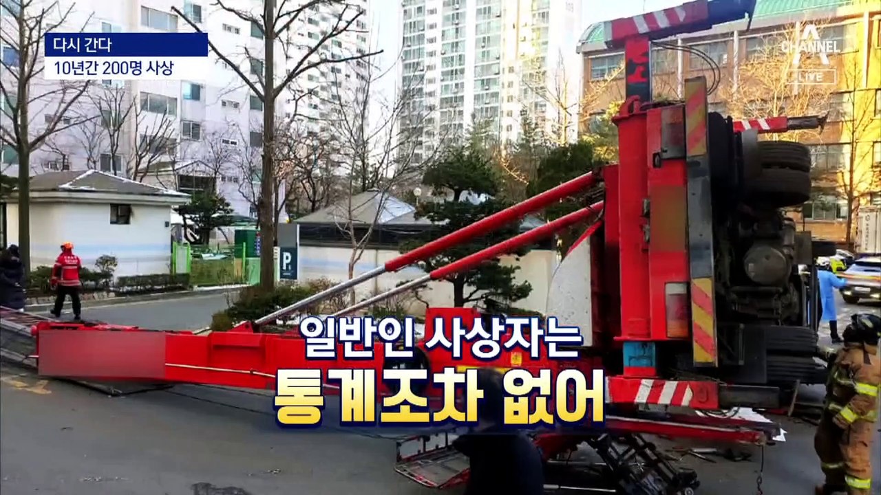 [다시 간다]강풍 잦은데…사다리차 안전 무방비
