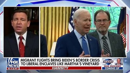 DeSantis responds to criminal investigation after he flew migrants to Martha_s Vineyard(360P)