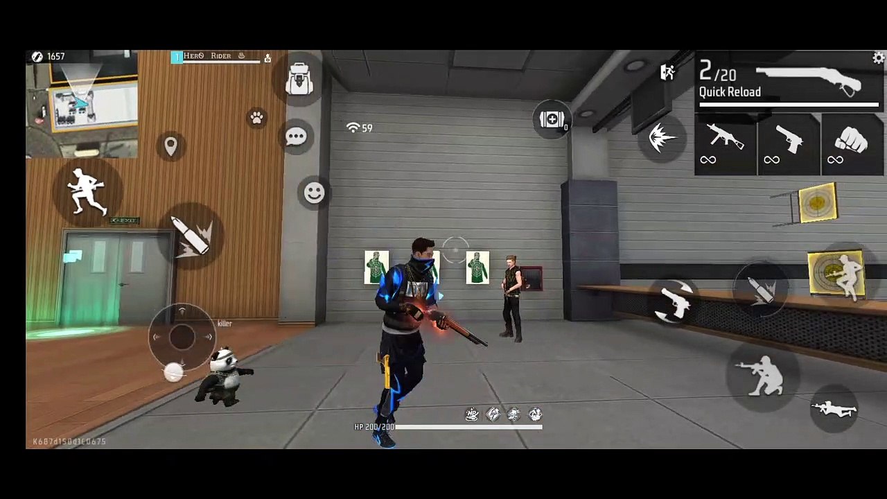 White444 ump only red numbers trick • M1887 one tap aimlock • White ff paid sensi-no skill sensi