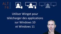 Utiliser Winget pour télécharger des applications sur Windows 10 et Windows 11