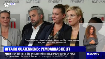 Gros malaise dans le clan de La France Insoumise au sujet de l'affaire Quatennens