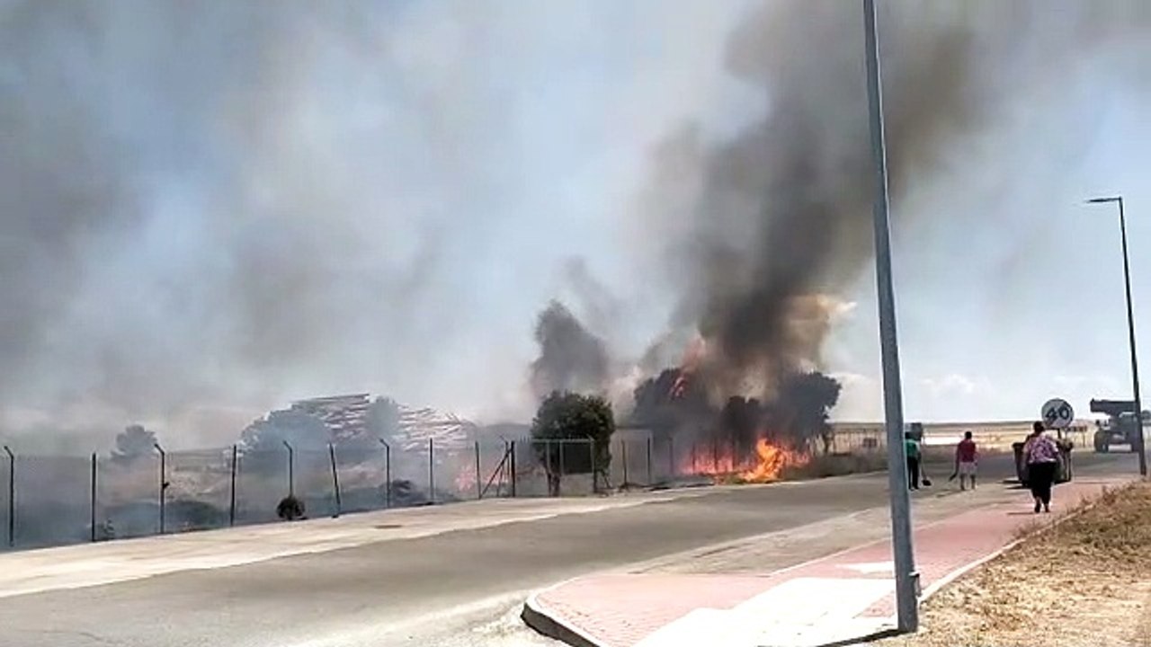Incendio en Crespos