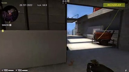 How to Smoke B Site on Vertigo, option 2 - CSGO