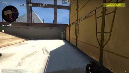 How to Smoke Back of A on Vertigo, option 1 - CSGO