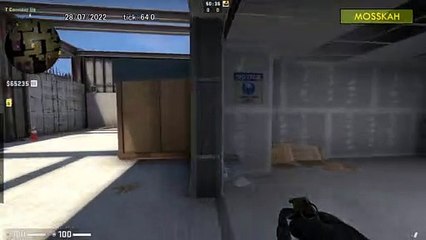 How to Smoke Top Mid on Vertigo, option 1 - CSGO