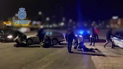 Operación policial antidrogas.