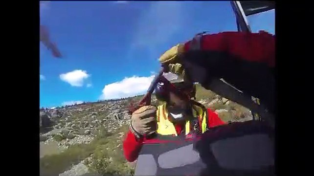 Rescate de la Agencia de Protección Civil en las Lagunas de Neila