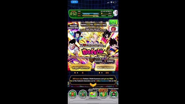 DBZ Dokkan Battle DUAL DOKKANFEST GT GOKU & VEGETA SUMMONS!