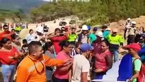 ¡ A Machetazos ! se agarran pobladores en Azacualpa, Copán por actividad de minera (1)