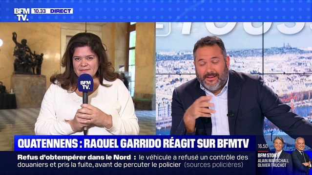 Les choses sont trop graves pour jouer à cela ! : Echange tendu entre Bruce Toussaint et Raquel Garrido sur BFMTV