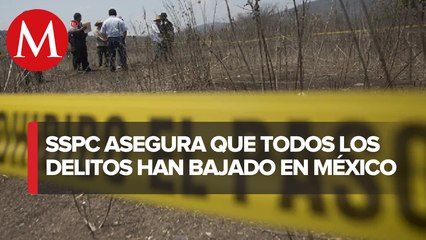 Homicidios bajaron 14.6% en agosto; "estrategia de seguridad funciona": SSPC