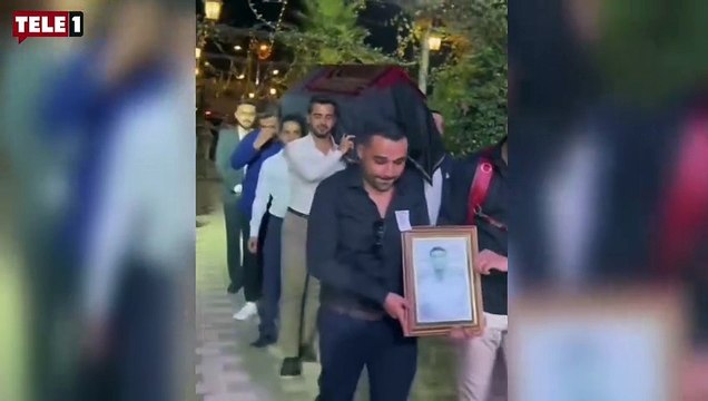 Damadın arkadaşları düğünde cenaze töreni düzenledi