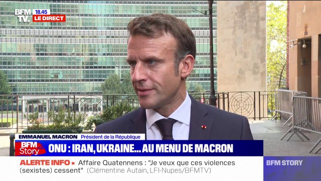 Référendums d'annexion à la Russie: pour Emmanuel Macron, il s'agit d'une provocation supplémentaire
