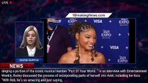 Halle Bailey Says 'The Little Mermaid' Director Encouraged Her To Incorporate Her Locs Into Ar - 1br