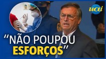 Bolsonaro defende ações do governo contra a Covid