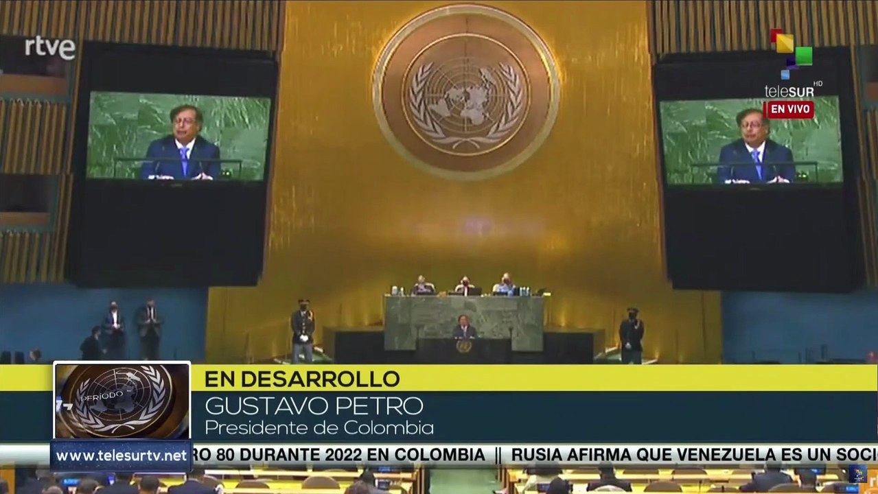 Pdte. Gustavo Petro critica las guerras, el consumismo y el afán de poder
