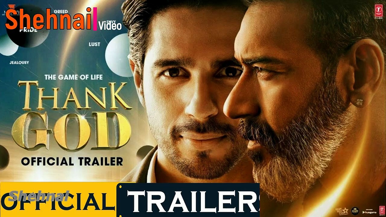 Thank God official Trailer | Ajay Devgn | As songs |  Sidharth Malhotra | Rakul Preet   @T-Series