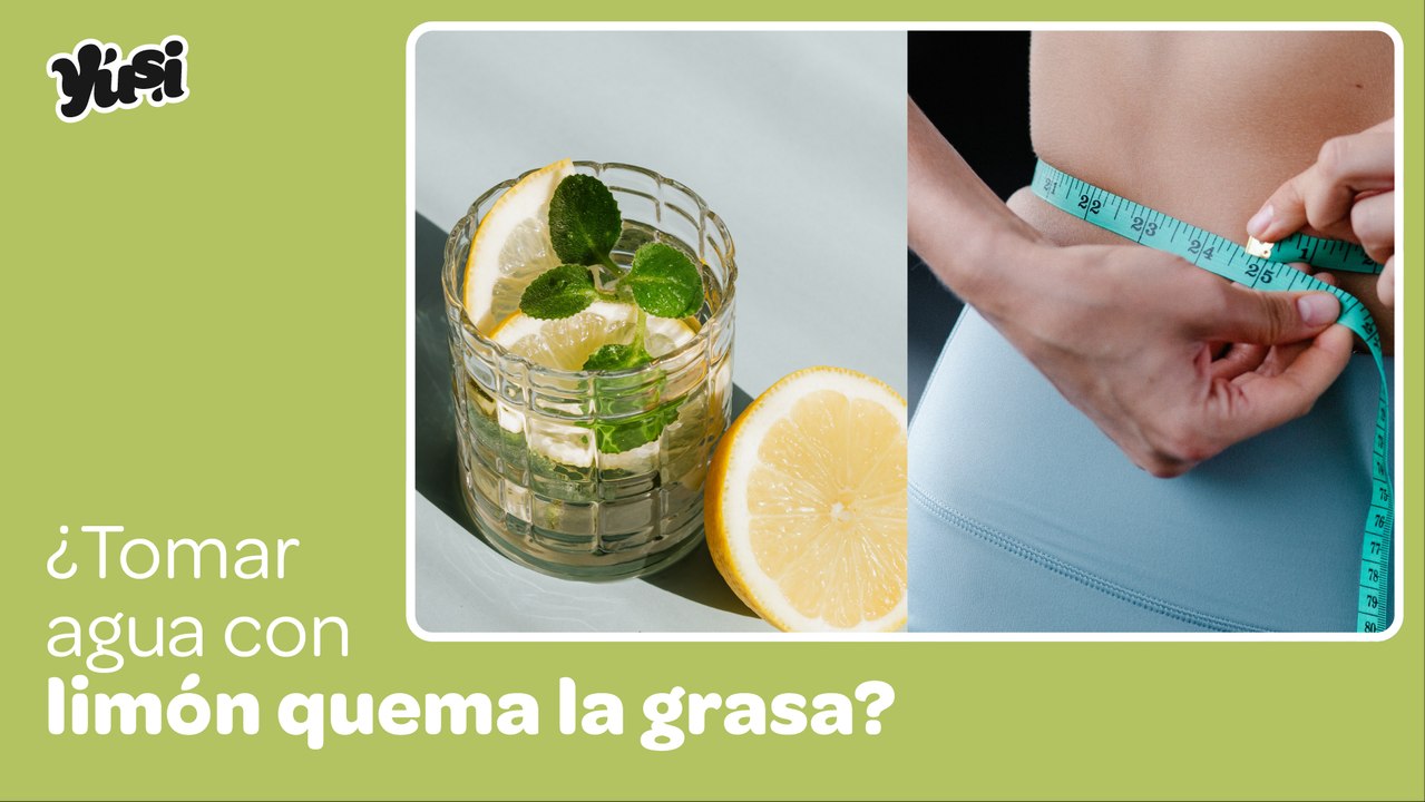 ¿Tomar agua con limón quema la grasa?