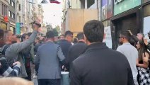 Taksim'de İran protestosuna polis müdahalesi: 1 kadın gözaltına alındı -1