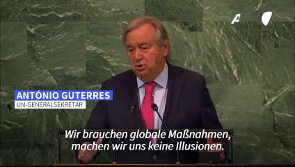 Guterres: "Unsere Welt ist in Gefahr - und gelähmt"