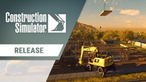 Construction Simulator – Trailer de lancement