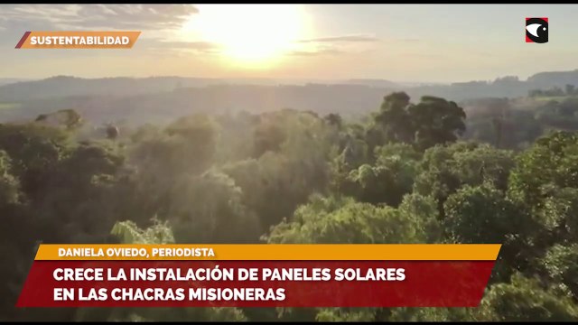 Crece la instalación de paneles solares en las chacras misioneras