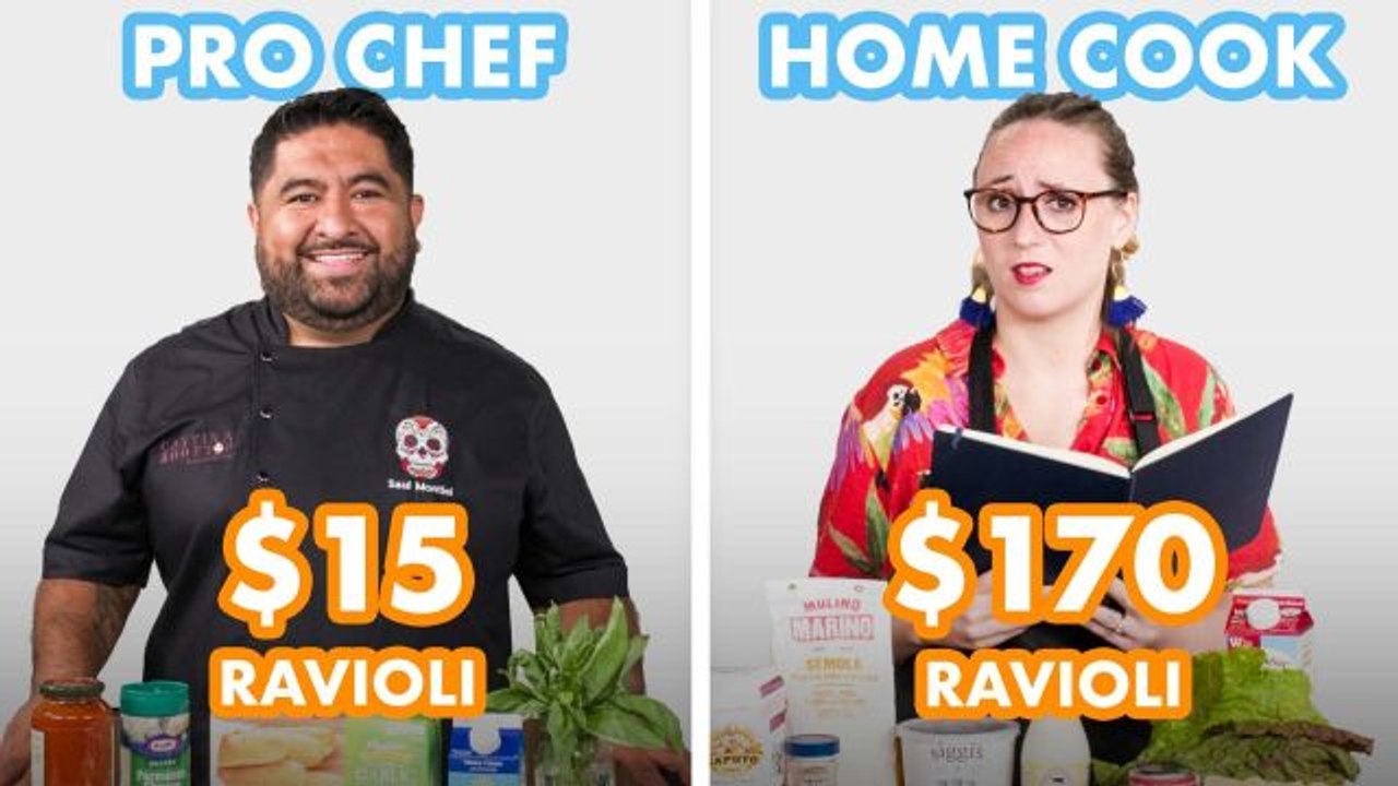 $170 vs $15 Ravioli: Pro Chef & Home Cook Swap Ingredients