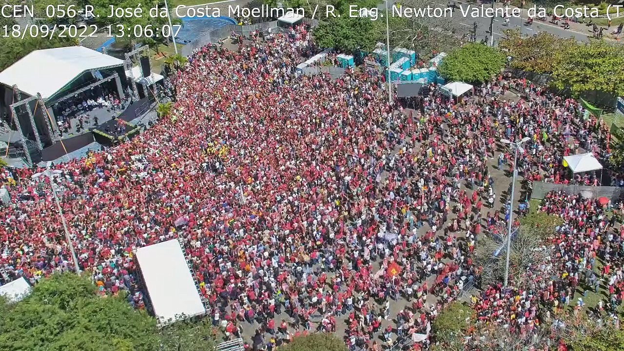 Comício do Lula em SC