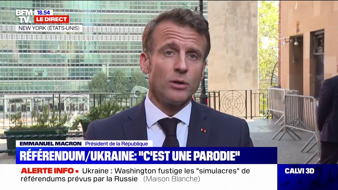 Emmanuel Macron: "Je veux redire tout notre sou...