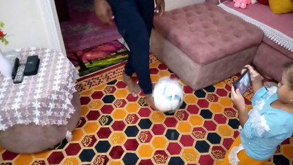 لعبه الكوره جميله تعالو نتعلم ننطط الكوره