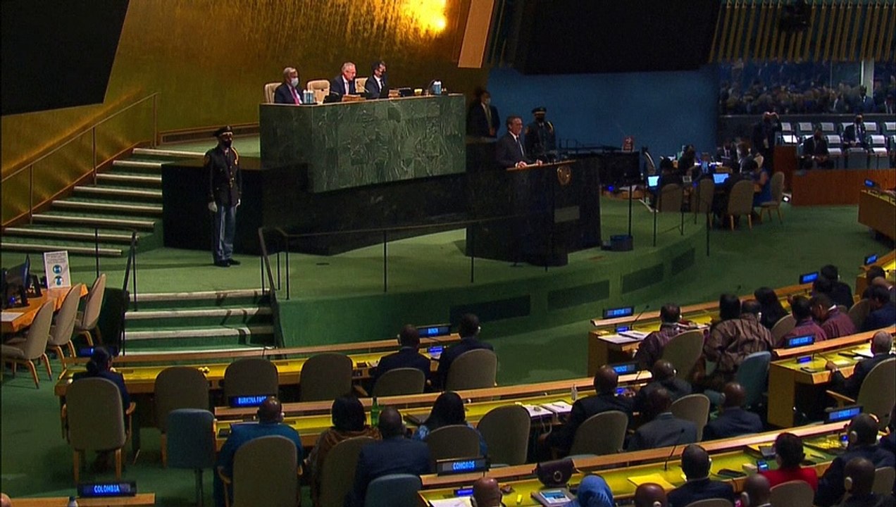 Bolsonaro discursa na abertura da Assembleia Geral da ONU