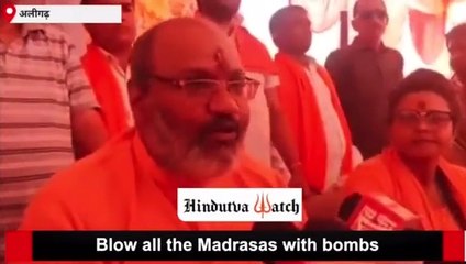Hindu liderden tüyleri ürperten çağrı! "Medreseler bombalanıp Müslüman gençler..."
