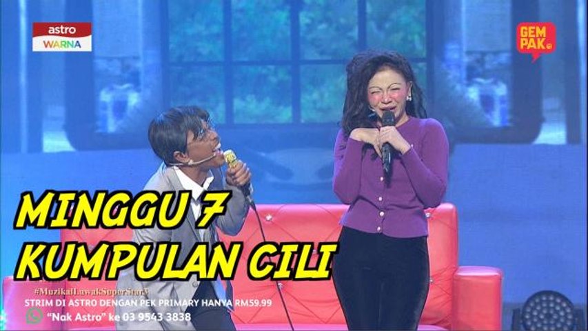 MUZIKAL LAWAK SUPERSTAR 3 MINGGU 7 - CILI