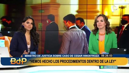 Chero sobre extradición de César Hinostroza: "hemos hecho los procedimientos de acuerdo a ley"