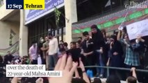 Protests across Iran after 22yearold woman dies in police detention