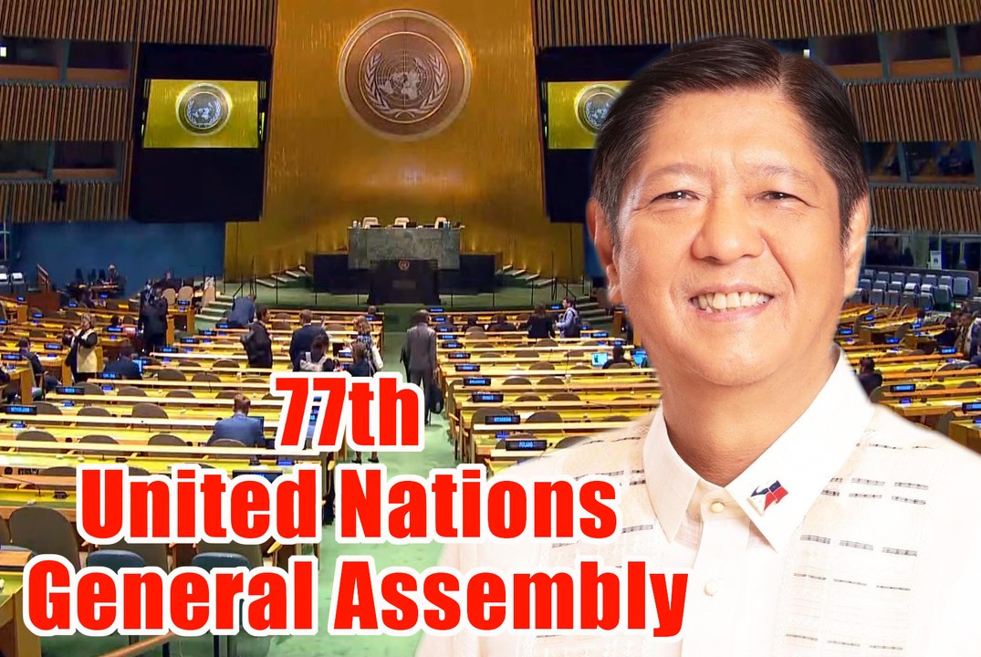 President Ferdinand "Bongbong" Marcos Jr. addresses the UN General Assembly | Sep 21, 2022