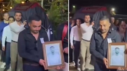 Damadın arkadaşları düğünde cenaze töreni düzenledi
