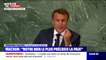 Emmanuel Macron: "Ceux qui se taisent aujourd'hui servent, malgré eux ou secrètement avec une certaine complicité, la cause d'un nouvel impérialisme"
