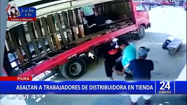 Delincuencia en Piura: Distribuidores de gaseosa fueron asaltados por hampones armados
