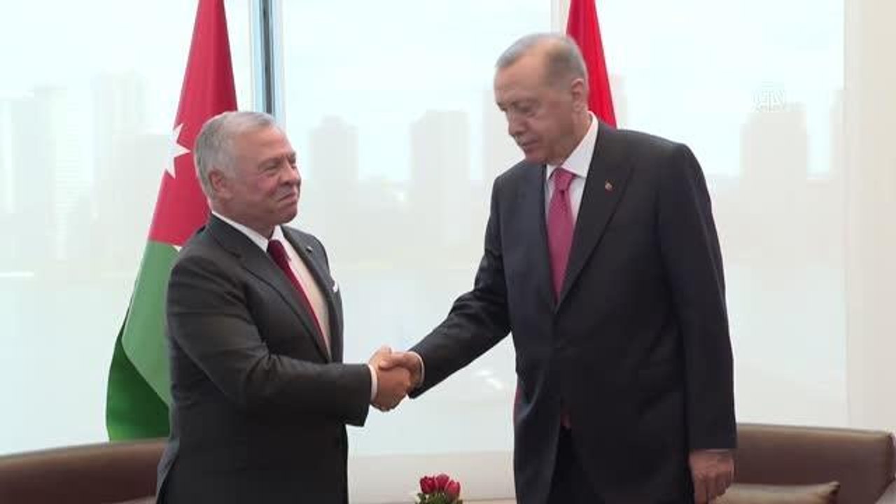 Cumhurbaşkanı Erdoğan Ürdün Kralı 2. Abdullah ile görüştü