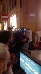 Comizio Meloni a Palermo, scontri tra polizia e manifestanti