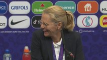 'It's coming home!' - England players crash Wiegman press conference