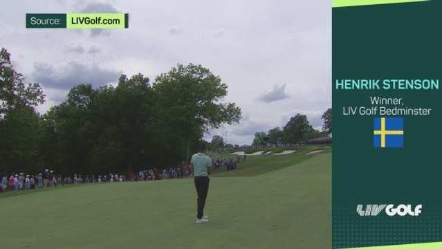 Stenson reflects on a 'roller coaster' week after victory on LIV Golf debut