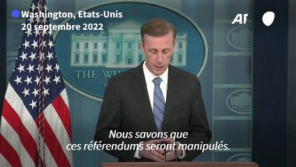 Ukraine: les Etats-Unis ne reconnaîtront "jamais" les territoires annexés par la Russie (officiel)