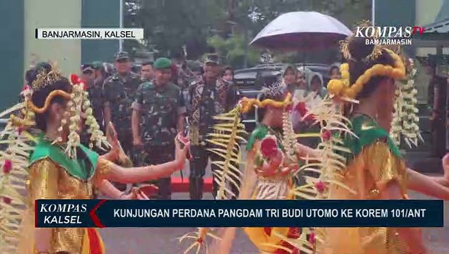 Pangdam VI/Mulawarman Kunjungi Korem 101/Antasari, Pesan Agar Prajurit Hadir di Tengah Rakyat