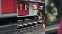 Ankara haberi: Ankara metrosunda raylara atlayan şahıs yaralı olarak kurtarıldı
